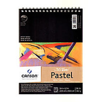 Canson Mi-Teintes Pastel Pad With Interleavings, 9 inch; x 12 inch;, White, 16 Sheets