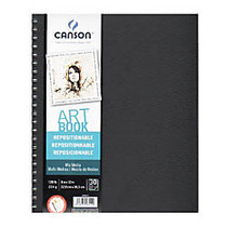 Canson Repositionable Sketching Art Book, 9 inch; x 12 inch;, 30 Sheets