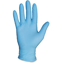 Protected Chef Disposable Nitrile General Purpose Gloves - X-Large Size - Nitrile - Blue - Ambidextrous, Disposable, Powder-free, Comfortable - For Cleaning, Food Handling - 100 / Box