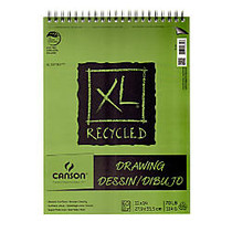 Canson XL Drawing Pads, 11 inch; x 14 inch;, 60 Sheets Per Pad, Pack Of 2 Pads