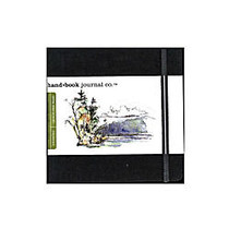 Hand Book Journal Co. Travelogue Drawing Journal, 5 1/2 inch; x 5 1/2 inch;, Ivory/Black, Pack Of 2