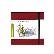 Hand Book Journal Co. Travelogue Drawing Journals, Square, 5 1/2 inch; x 5 1/2 inch;, 128 Pages, Vermilion Red, Pack Of 2