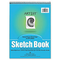 Pacon; Medium Weight Sketch Book, 9 inch; x 12 inch;, 30 Sheets