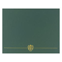 Great Papers! Classic Certificate Covers, 12 inch; x 9 3/8 inch;, Hunter Green, Pack Of 5