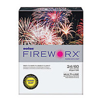 Boise Fireworx Multi-Use Color Paper, Letter Size Paper, 24 Lb, 30% Recycled, Banana Blast, Ream Of 500 Sheets