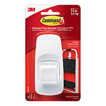 3M&trade; Command&trade; Utility Hooks, Jumbo, White