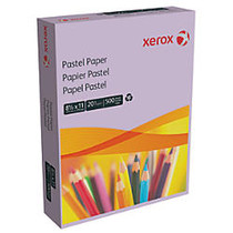 Xerox; Multipurpose Color Paper, Letter Size Paper, 20 Lb, 30% Recycled, Lilac, Ream Of 500 Sheets