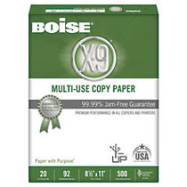 Boise; X-9 Multipurpose Copy Paper, SFI Certified, Letter Size Paper, 92 (U.S.), 20 Lb, 500 Sheets Per Ream