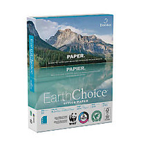 Domtar EarthChoice; Office Paper, Letter Size Paper, 3-Hole Punched, 20 Lb, FSC Certified, Ream Of 500 Sheets