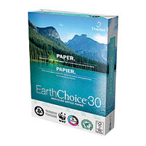 Domtar EarthChoice30 Recycled Office Paper - Letter - 8.50 inch; x 11 inch; - 20 lb Basis Weight - Recycled - 92 Brightness - 1 / Carton - White