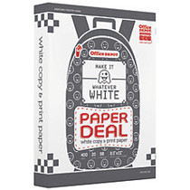 Office Wagon; Brand Copy & Print Paper, Letter Size Paper, 20 Lb, Pack Of 400 Sheets