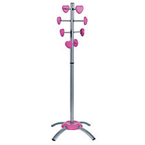 Alba PMKID Coat Stand, Heart-Shaped Pegs, 47 1/4 inch;H, Gray