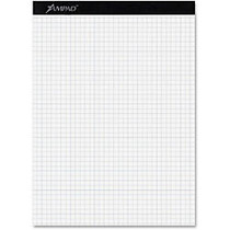 Ampad Quadrille/Graph Pad - 100 Sheets - Printed - Both Side Ruling Surface - 15 lb Basis Weight - 8.50 inch; x 11.75 inch; - White Paper - 1Pad