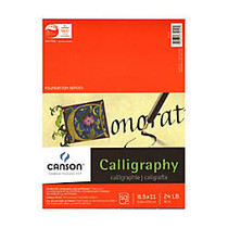 Canson Calligraphy Parchment, 8 1/2 inch; x 11 inch;, Assorted Colors, 50 Sheets