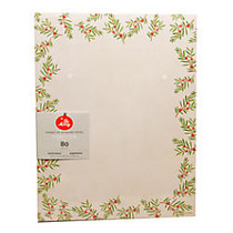 Gartner Studios; Stationery Sheets, 8 1/2 inch; x 11 inch;, Christmas Pine, Pack Of 80