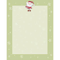 Great Papers! Holiday Stationery, 8 1/2 inch; x 11 inch;, Merry Christmas Santa, Pack Of 100