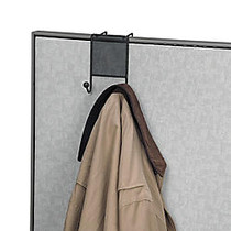 Fellowes; Partitions Additions&trade; 50% Recycled Double Coat Hook, Black