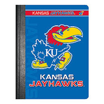 Markings by C.R. Gibson; Composition Book, 7 1/2 inch; x 9 3/4 inch;, 1 Subject, College Ruled, 200 Pages (100 Sheets), Kansas Jayhawks Classic 1