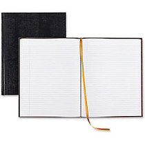 Rediform A1082 Large Executive Notebook - 150 Sheets - Printed - Sewn - 18 lb Basis Weight - Letter 8.50 inch; x 11 inch; - White Paper - Blue Cover Textured - Recycled - 1 / Each