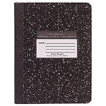 Roaring Spring Composition Book, 7 1/2 inch; x 9 3/4 inch;, Wide Ruled, 100 Sheets, Black Marble