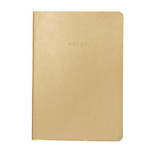 Gartner Studios; Faux Leather Journal, 5 1/2 inch; x 8 inch;, 180 Pages (90 Sheets), Gold