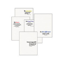 The Master Teacher;  inch;Be inch; Collection Notepads, 4 1/4 inch; x 5 1/2 inch;, 75 Sheets, Multicolor, Pack Of 2