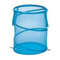 Honey-Can-Do Breathable Mesh Pop-Up Hamper, 23 5/8 inch;, Blue