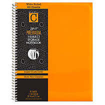 Carolina Pad Zip-It Notebook, 8 1/2 inch; x 11 inch;, 1 Subject, College Ruled, 200 Pages (100 Sheets), 30% Recycled, White