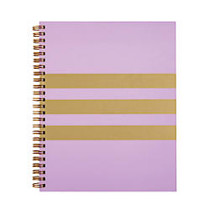 Divoga; Personal-Size Notebook, Whimsical Wonder Collection, 3 Subject, College Ruled, 240 Pages (120 Sheets), Gold/Purple