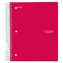 Five Star; Trend Notebook, 8 Pockets, 8 inch; x 10 1/2 inch;, 5 Subjects, Wide Ruled, 200 Sheets, Assorted Colors (No Color Choice)