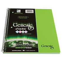 Genesis Roaring Spring Shades Notebook, 11 inch; x 9 inch;, 1 Subject, College-Ruled, 80 Pages, 30% Recycled, Blue