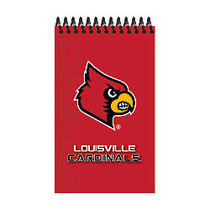 Markings by C.R. Gibson; Memo Books, 3 inch; x 5 inch;, College Ruled, 100 Pages (50 Sheets), Louisville Cardinals, Pack Of 3