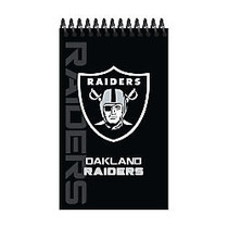 Markings by C.R. Gibson; Memo Books, 3 inch; x 5 inch;, Wide Ruled, 100 Pages (50 Sheets), Oakland Raiders, Pack Of 3