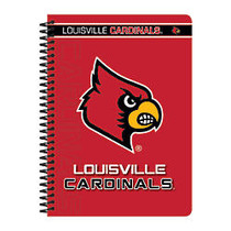 Markings by C.R. Gibson; Notebook, 5 inch; x 7 inch;, 1 Subject, College Ruled, 160 Pages (80 Sheets), Louisville Cardinals