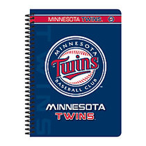 Markings by C.R. Gibson; Notebook, 5 inch; x 7 inch;, 1 Subject, Wide Ruled, 160 Pages (80 Sheets), Minnesota Twins