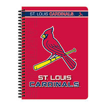 Markings by C.R. Gibson; Notebook, 5 inch; x 7 inch;, 1 Subject, Wide Ruled, 160 Pages (80 Sheets), St. Louis Cardinals