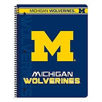 Markings by C.R. Gibson; Notebook, 8 inch; x 10 1/2 inch;, 1 Subject, College Ruled, 140 Pages (70 Sheets), Michigan Wolverines Classic 1