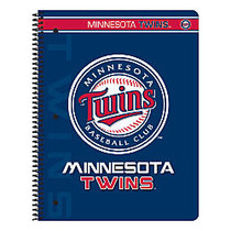 Markings by C.R. Gibson; Notebook, 8 inch; x 10 1/2 inch;, 1 Subject, Wide Ruled, 140 Pages (70 Sheets), Minnesota Twins Classic 1