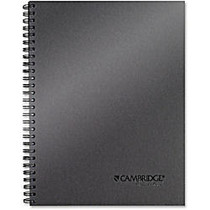 Mead Titanium 9-1/2 inch; Metallic Notebook - 80 Sheets - Printed - Twin Wirebound - 20 lb Basis Weight - Recycled - 1Each