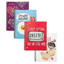 Mead; Fashion Notebook, Loyal Army, 8 inch; x 10 1/2 inch;, 1 Subject, College Ruled, 70 Sheets, Assorted Colors (No Color Choice)