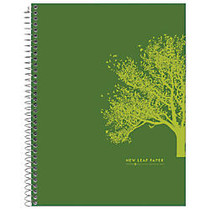 New Leaf; Think & Smile 100% Recycled Notebook, 8 inch; x 10 1/2 inch;, 1 Subject, College Ruled, 70 Sheets, Assorted Colors (No Color Choice)