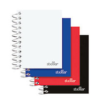 Office Wagon; Brand Mini Stellar Spiral Notebook, 2 1/2 inch; x 4 inch;, College Ruled, 300 Pages (150 Sheets), Assorted Colors