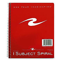 Roaring Spring 1-Subject Spiralbound Notebook, 7 inch; x 8 1/2 inch;, Wide Ruled, 50 Sheets, Assorted Colors (No Color Choice)