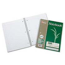 SKILCRAFT; Wirebound Notebooks, 11 inch; x 8 1/2 inch;, 1 Subject, College Ruled, 100 Sheets, Green, Pack Of 3 (AbilityOne 7530-01-600-2024)