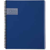 TOPS Notebook - Printed - Twin Wirebound - College Ruled 8.75 inch; x 11 inch; - Blue Cover - 1Each