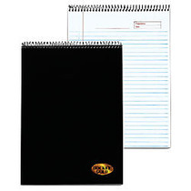 TOPS&trade; Docket; Gold Wirebound Writing Tablet, 8 1/2 inch; x 11 3/4 inch;, 70 Sheets, White