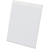 Ampad Notepad - 50 Sheets - Printed - Glue - 15 lb Basis Weight - Letter 8.50 inch; x 11 inch; - White Paper - 1Dozen