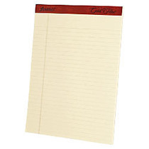 Ampad; Esselte Retro Legal Pads, 8 1/2 inch; x 11 3/4 inch;, Ivory, 50 Sheets Per Pad, Pack Of 4 Pads