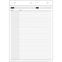 Day-Timer; 50% Recycled Magna Pad Refills, Notation Style, 8 1/2 inch; x 11 inch;, 35 Sheets, Pack Of 2 Pads