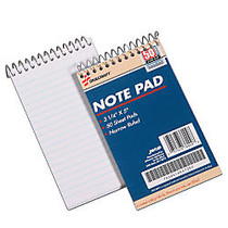 Mini Memo Pads, 3 1/4 inch; x 5 1/2 inch;, White, Pack Of 12 (AbilityOne 7530-01-454-7392)